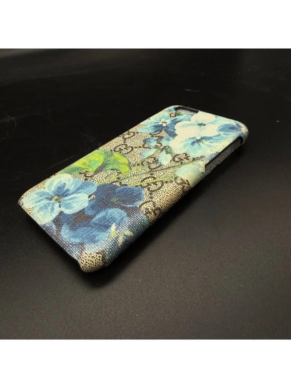 Gucci GG Blooms Blue Floral iPhone Case 6/6s Plus w Box Designer Luxury Logo